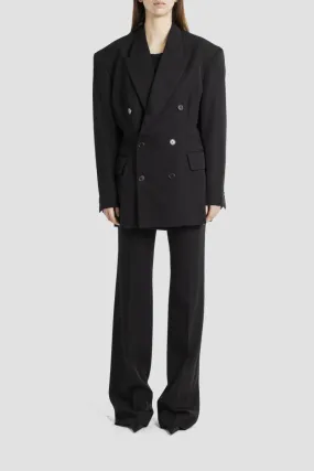 Veste Clinched noir en laine